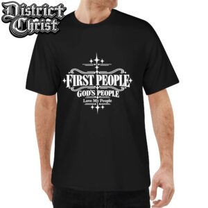 Unisex Crew Neck Short Sleeve T-Shirt with One-Side Print - 100% American Cotton