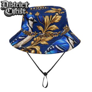 UV Protected Bucket Crown Hat with Foldable Design and Breathable Holes